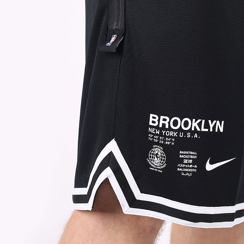 мужские черные шорты  Nike Brooklyn Short CV5528-010 - цена, описание, фото 2